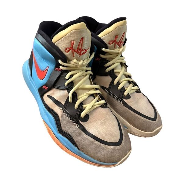 NIKE ~ KIDS KYRIE INFINITY SE (GS BOYS) CITRON BLUE ~ size 6.5Y ~ DJ1172 -112 - Picture 1 of 13